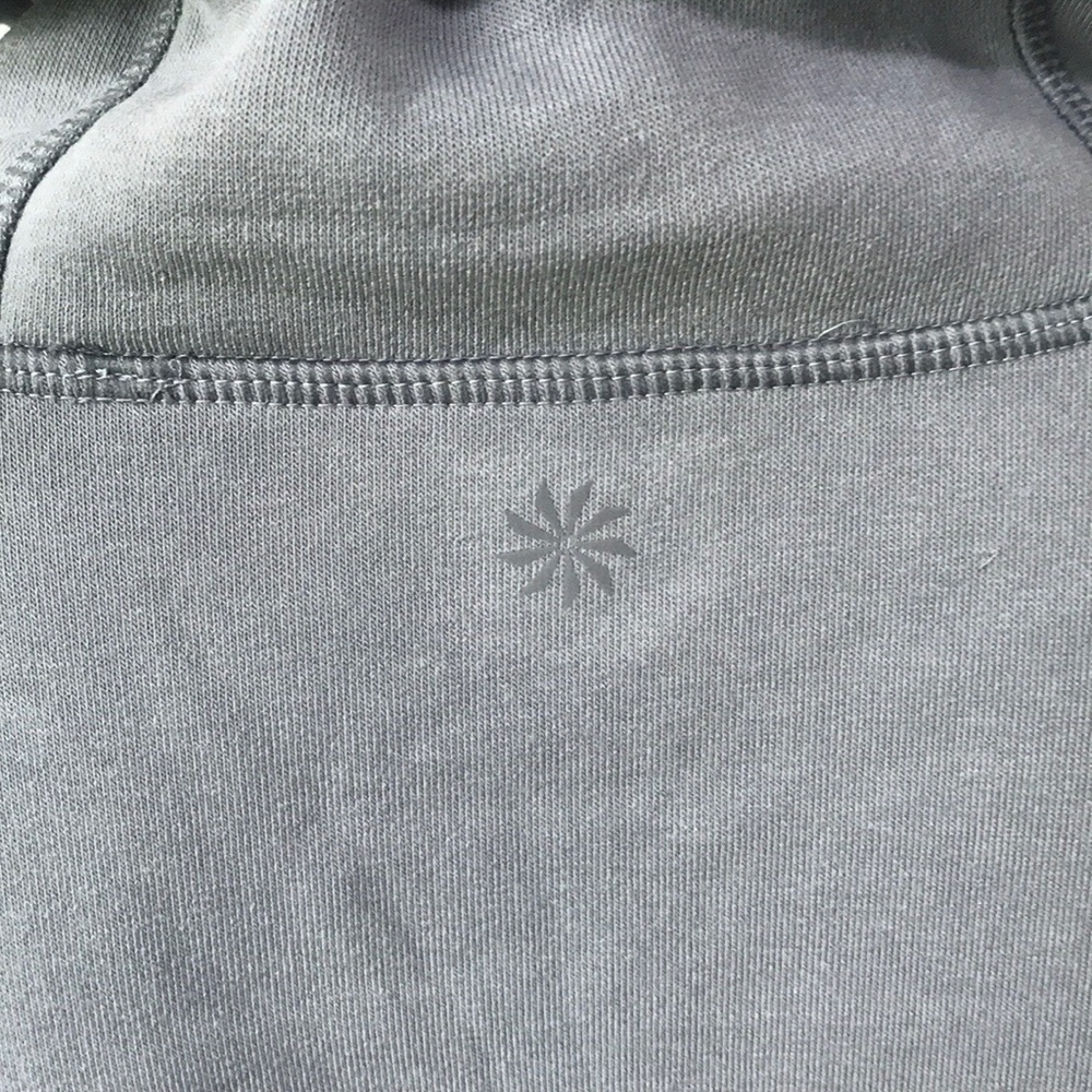 Athleta Hurdle Wrap Necegy Gray Hoodie Sweatshirt - Picture 7 of 9
